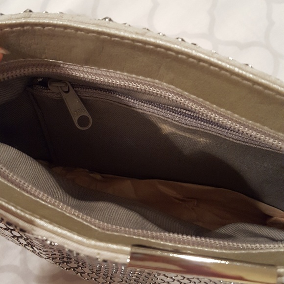 Vintage silver metal mesh bag - Picture 3 of 4